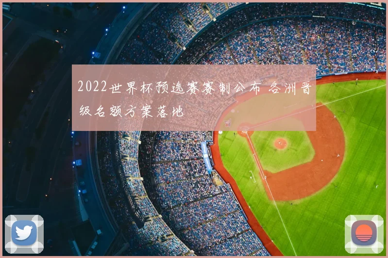 2022世界杯预选赛赛制公布 各洲晋级名额方案落地
