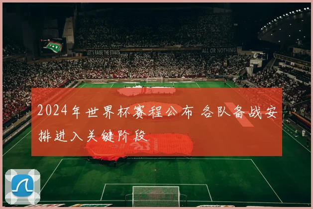2024年世界杯赛程公布 各队备战安排进入关键阶段